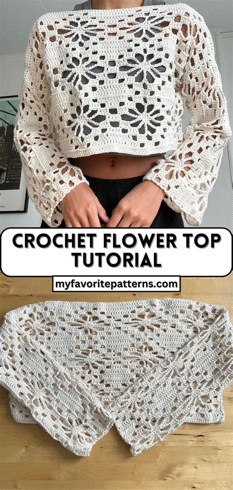 Flower Crochet Top