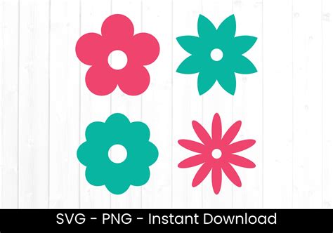 Download Flower Cut File SVG Commercial Use