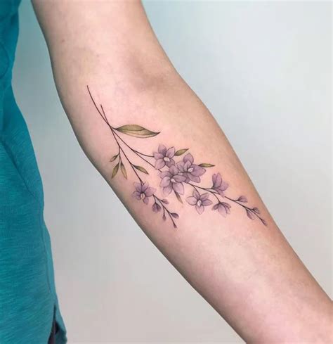 Flower For July Tattoo