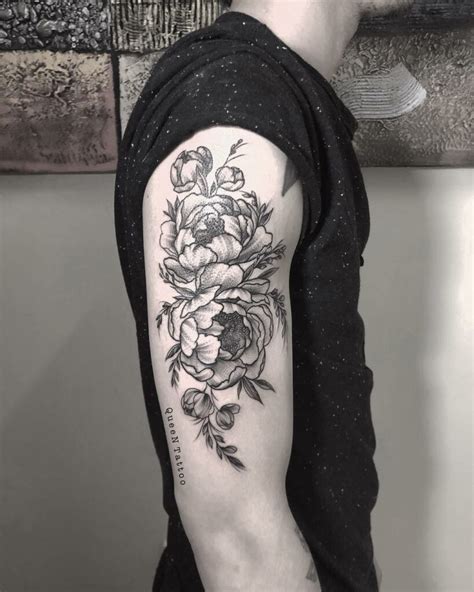 Flower For Men Tattoo