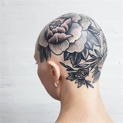 Flower Head Tattoo