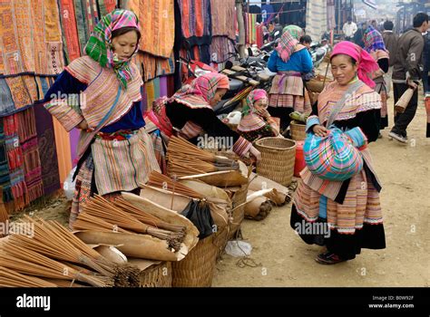 Flower Hmong at Bac Ha Market