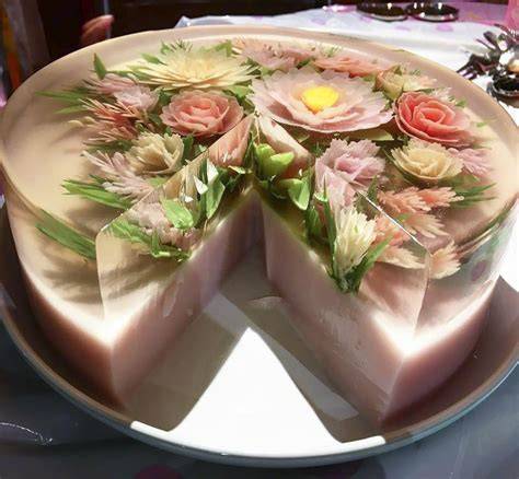 Flower Jello Cake Variations