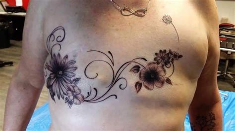 Flower Mastectomy Tattoo