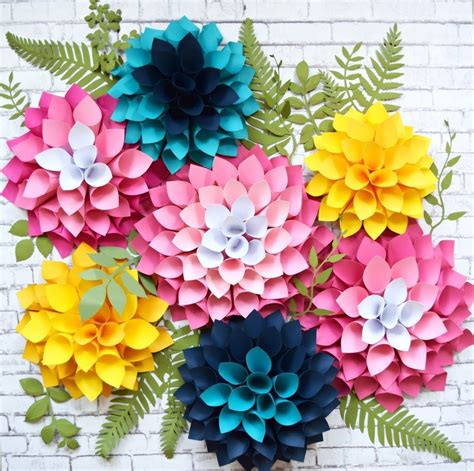 Download Flower Paper Cut out Printable