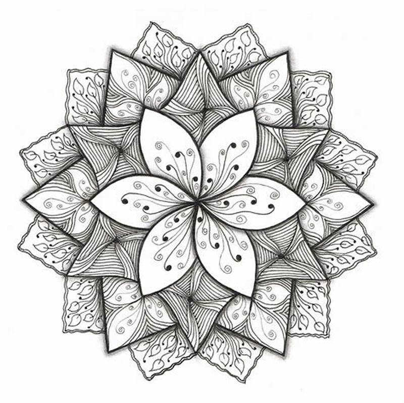 Flower Pattern Drawing