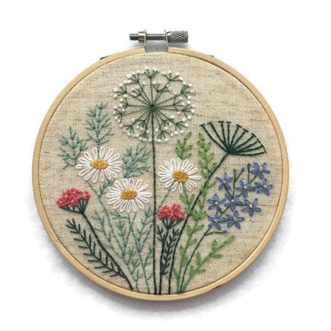 Flower Patterns For Embroidery