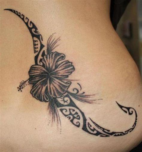 Flower Polynesian Tattoo Female