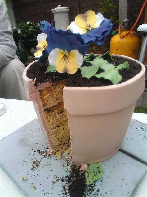 Flower Pot Cake Jardin Variations