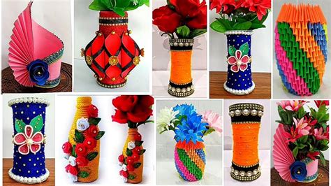 Flower Pot Decoration With Waste Material