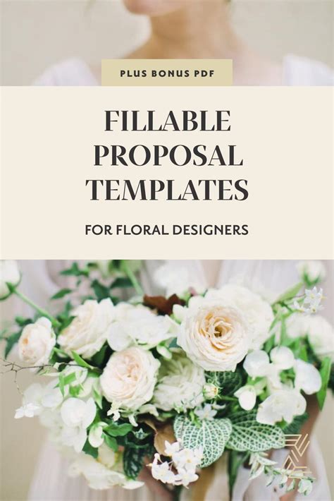Flower Proposal Template