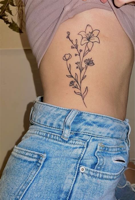 Flower Side Tattoos