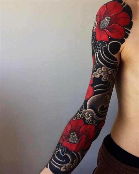 Flower Sleeve Tattoos