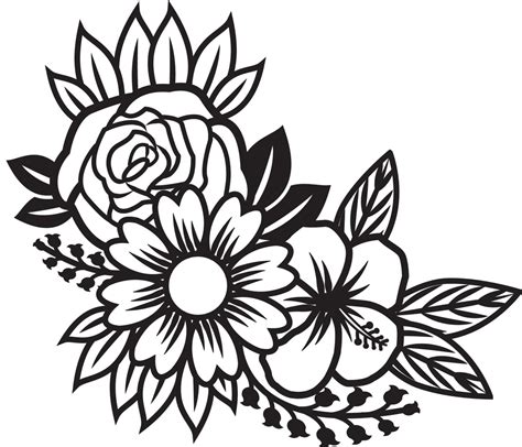 88+ Flower Stencil SVG Free, 10 Free Flower Stencil Designs For Printing Craft Projects At. Pin On ☆ Illustrations☆