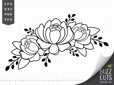 41+ Flower Swag SVG, Flower Border SVG Floral Swag SVG Floral Arrangement. Flower Border SVG Corner Flowers SVG Roses Wedding SVG Files For Cricut