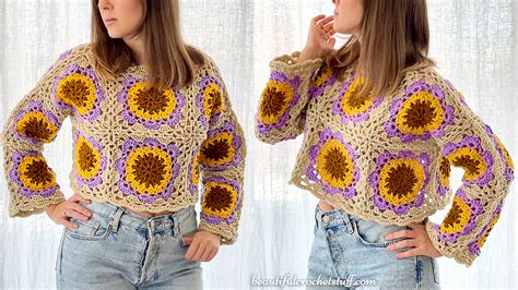 Flower Sweater Crochet Pattern