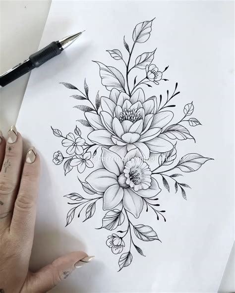 Flower Tattoo Design