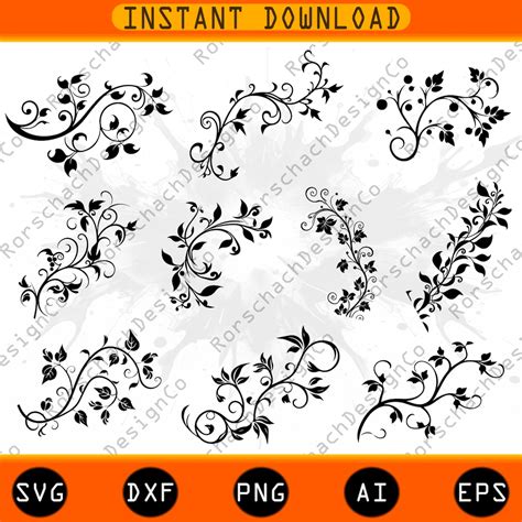 Download Flower Vine SVG File - SVG Design Printable