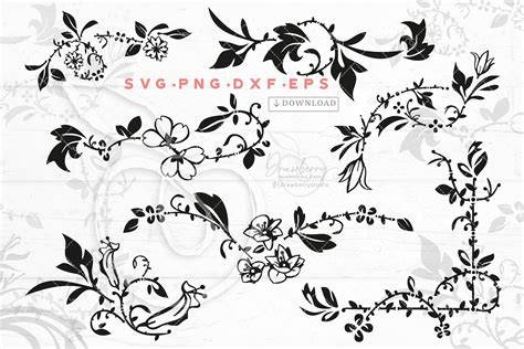 Unleash Your Creativity with Captivating Flower Vine Svg Designs - The Ultimate Floral Experience!