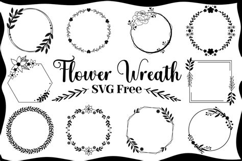 84+ Flower Wreath SVG Free, SVG Wreaths Embellishments Pngitem. Simple Floral Half Wreath SVG