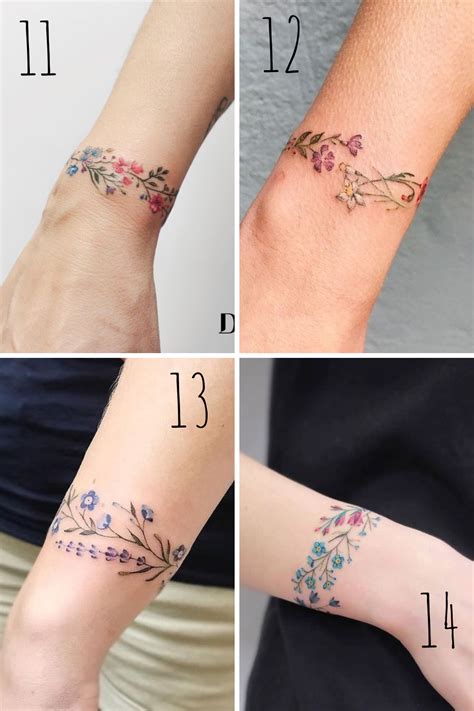 Top 37 Best Flower Wrist Tattoo Ideas [2021 Inspiration