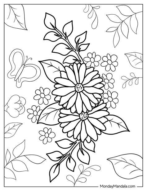 Flowers For Coloring Pages