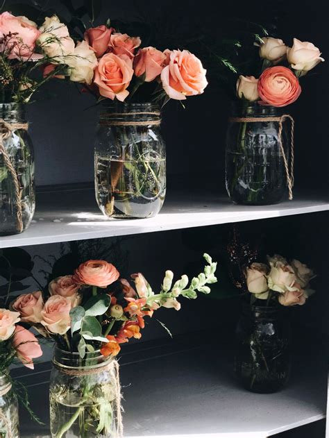 Download Flowers in Mason Rustic Chic For Crafts