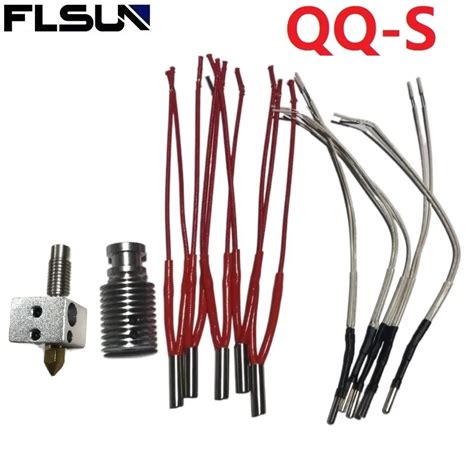 Flsun Qqs Pro Heating Tube 3d Printer Accessories 24v40w Nozzle Module The Temperatur Cartridge Heater Parts Wholesale