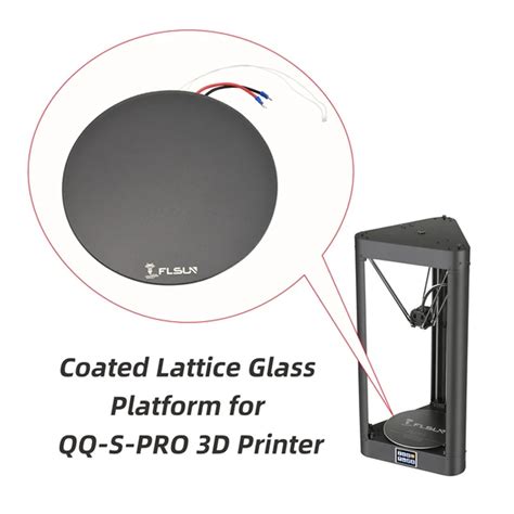 Flsun Qqs Pro Hot Bed 3d Printer Accessories 24v Heatbed Round Lattice Platform 255mm Heat Paper Wholesale