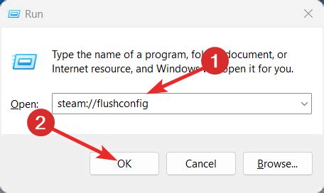 Flush the Steam Configuration