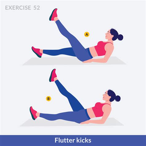Flutter Kicks Workout Routine