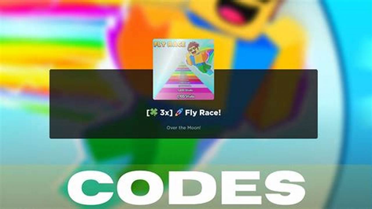 Fly Race Roblox Codes 2024