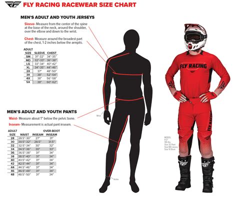 Fly Racing Size Chart