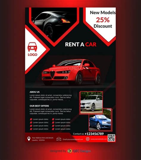 Car Flyer Car advertising design, Corporate event design, Flyer