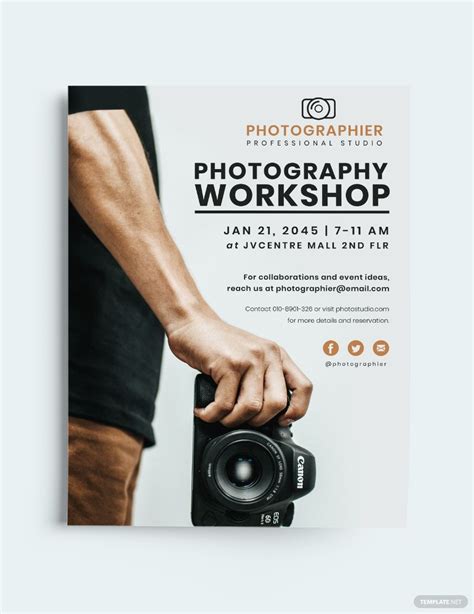 Photography Flyer Template Free Unique 20 Fashion Graphy Flyer