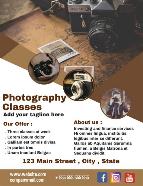 Photography Flyer Template Free Unique 20 Fashion Graphy Flyer