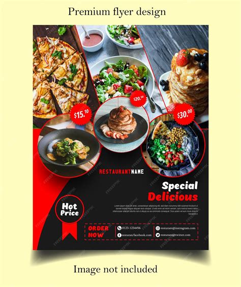 Restaurant Flyer Bundle Templates by grafilker GraphicRiver