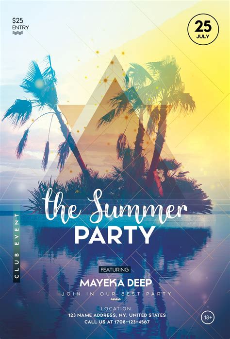 13+ Summer Party Flyer Templates PSD, PDF, InDesign, EPS Vector File