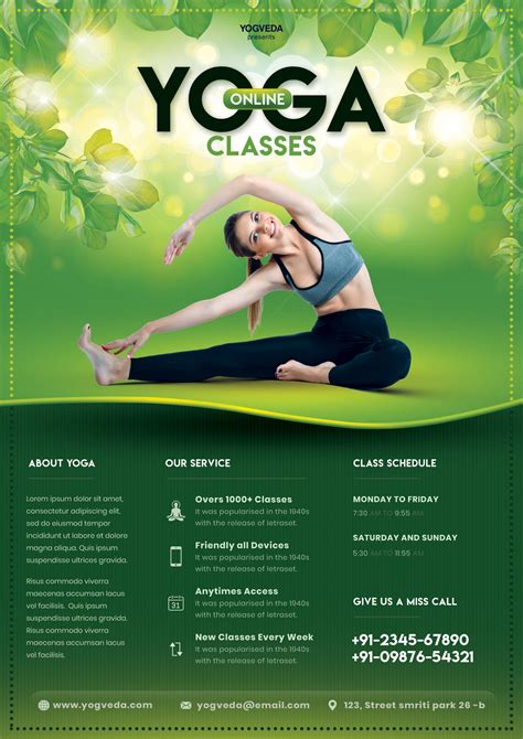 Yoga Class Flyer Flyer Template