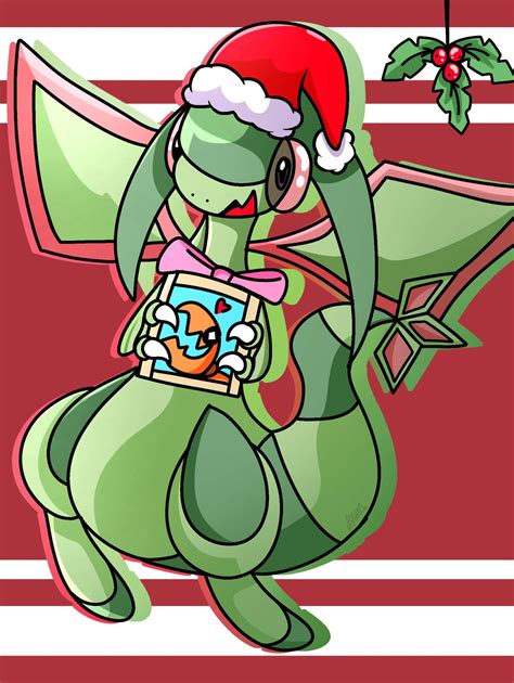 Flygon Christmas Background