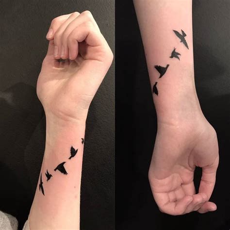 Tattoo Trends Small flying birds tattoo for girl 110
