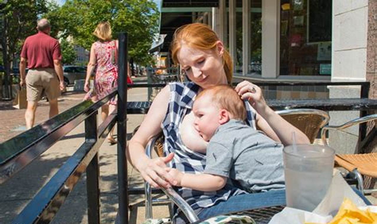 Flying with a baby and breastfeeding in public