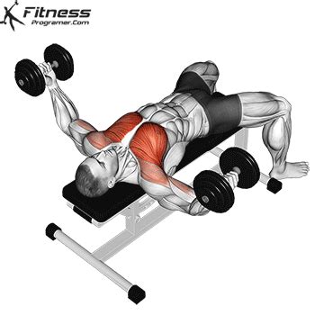 Flying Dumbbell Press