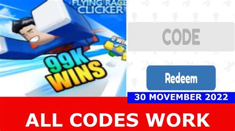 Flying Race Clicker Codes - Roblox