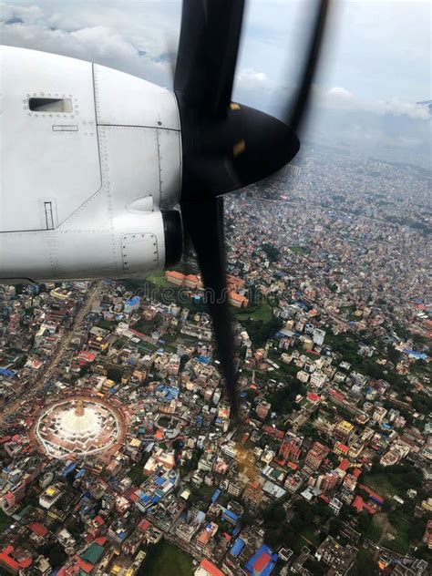 Flying over Kathmandu