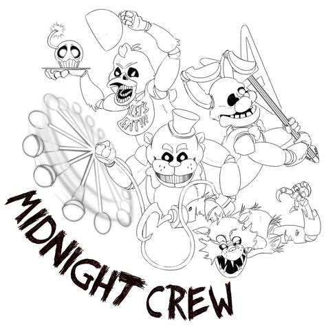 Fnaf Coloring Pages Printable