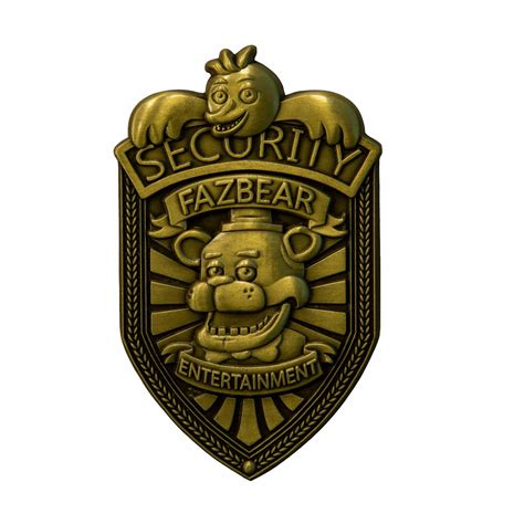 Fnaf Security Badge Printable