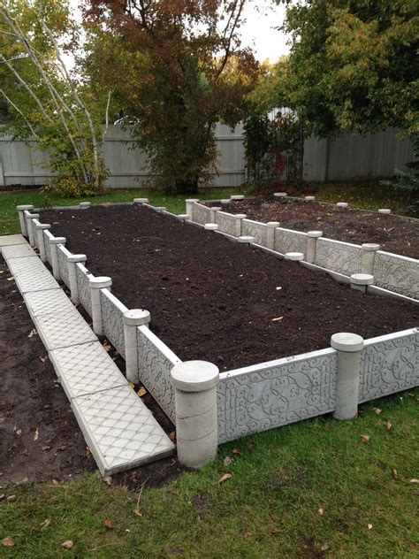 Foam Block Raised Garden Bed