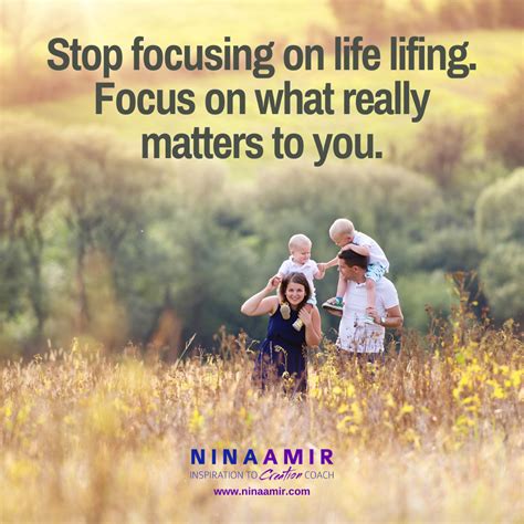 Focusing on Quality of Life