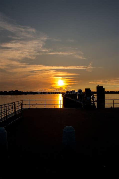 Fohr Amrum sunset ferry